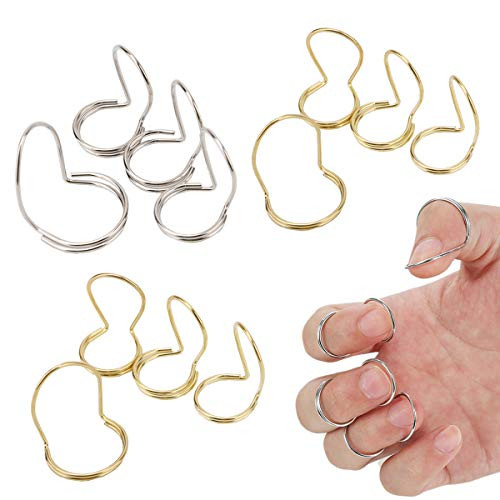 Butterfly Finger Picks  and  Thumb Pick Set, Plectrums Guitar Picks, Metal Finger Picks for Acoustic Guitar, Finger Picks  and  Thumb Pick Set for Acoustic Guitar for Guitar, Bass, Ukulele (Random, 12PC) Butterfly Finger Picks  and  Thumb Pick Set, Plectrums Guitar Picks, Metal Finger Picks for Acoustic Guitar, Finger Picks  and  Thumb Pick Set for Acoustic Guitar for Guitar, Bass, Ukulele (Random, 12PC)