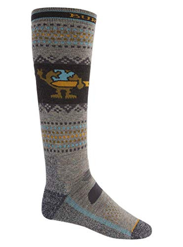 Burton Men's Performance Midweight Sock, Oatmeal Heather, Small