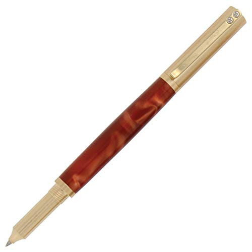 Penn State Industries PKRAWBRC RAW Rollerball Pen Kit Woodturning Project (1pack in Brass With Clip)