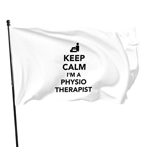 houqizhixiu Keep Calm and PAPA Will Fix It 3x5 Flag Pole Pride Flag Garden Flag Home House Flags Outdoor Flag 35 US Flag