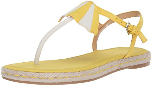Katy Perry Women's The Shay Flat Sandal, yellow, 6 Medium US