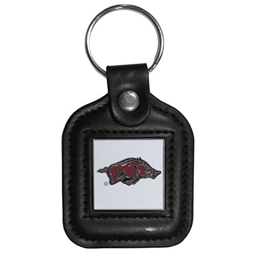 Siskiyou NCAA Square Key Chain Arkansas Razorbacks, Black
