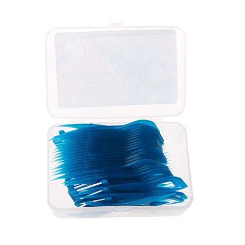 niumanery 50pcs Dental Floss Flosser Picks Teeth Toothpicks Stick Oral Care Tooth Cleaning