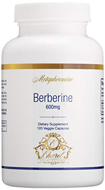 Metaphormine Berberine Supplements 600mg - Berberine Top Choice for Diabetic Supplements - Premium Berberine to Promote Lower A1C - 120 Capsules (120 Day Supply)