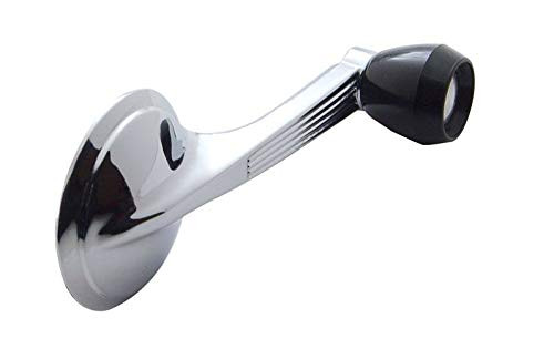 United Pacific Chrome Inside Window Crank w/Black Knob for 1949-60 Chevy Full Size Passenger Car