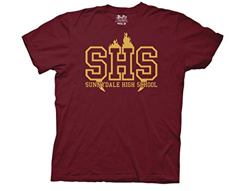 Ripple Junction Buffy The Vampire Slayer Sunnydale High Adult T-Shirt 2XL Maroon