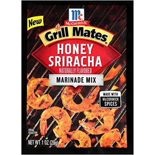 McCormick Grill Mates Marinade Spice Mix, 1 OZ (Honey Sriracha, Pack of 6)