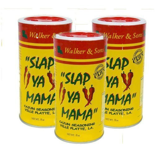 Slap Ya Mama Original Blend Seasoning, THREE 8-Ounce Canisters,Pack of 3 by Slap Ya Mama