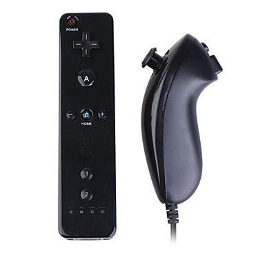 NUMONE Remote Game Control for Nintendo Wii, Built-in Wireless and Nun-Chuck Controller for Nintendo Wii