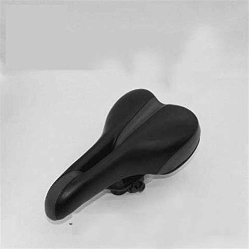 BuilLLin Most Comfortable Bicycle Seat Memory Foam Waterproof Bicycle Saddle - Dual Shock Absorbing - Best Stock Bicycle Seat Replacement for Mountain Bikes, Road Bikes Seat (Black)