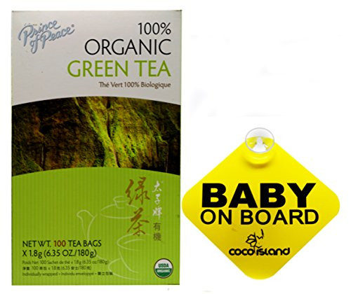 USDA Certified Organic Green Tea 100 Tea Bags (Green Tea)
