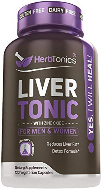 Liver Cleanse Detox  and  Repair Formula  24 Herbs Support Supplement: Milk Thistle Extracts Silymarin, Beet, Artichoke, Dandelion, Chicory Root