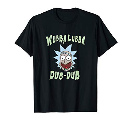 Rick and Morty Wubba Lubba Dub-Dub Drippy Text T-Shirt Rick and Morty Wubba Lubba Dub-Dub Drippy Text T-Shirt
