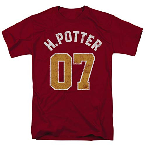 Popfunk Harry Potter Quidditch Jersey T Shirt  and  Stickers (Small) Cardinal