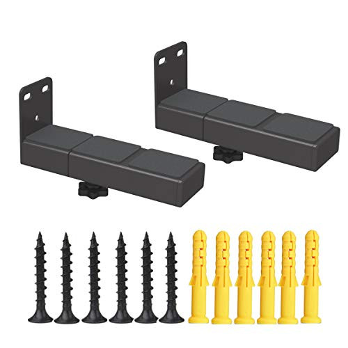Universal Sound Bar Mount Bracket Compatible Most of SoundBars Wall Mounting Kit Adjustable  and  Extendable Length with Anti-Skid pad,Hold up to 70 lbs