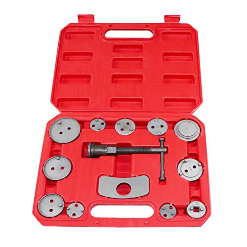 AEagle 20733A Complete Disc Brake Caliper Wind Back Tool Kit, Brake Pad Repair for Automotive Fits All Vehicles (13 Piece)