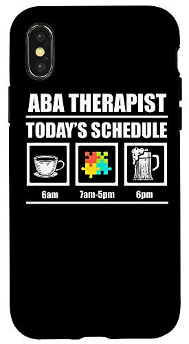 iPhone X/XS ABA Therapist Fun Writing Behavior Analyst Autism Therapy Case