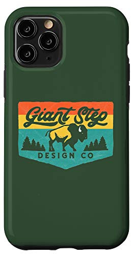 iPhone 11 Pro Giant Step Design Co. Brand Logo - 70s Rainbow Case