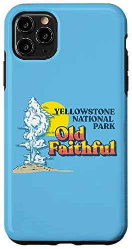 iPhone 11 Pro Max Old Faithful - Yellowstone National Park Vintage 80s Style Case
