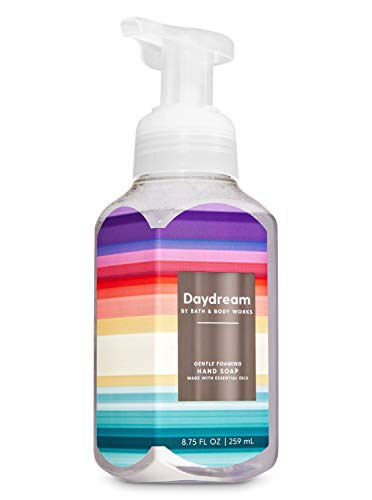 Bath and Body Works White Barn Daydream Gentle Foaming Hand Soap Wash 8.75 Ounce Rainbow Packaging