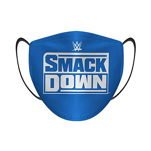 WWE Authentic Wear Smackdown Youth Face Mask Black