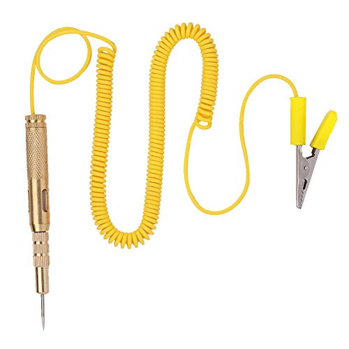 Circuit Tester Light Bulb, Auto Car Vehicle Circuit Tester DC 6V 12V 24V Light Bulb Voltage Test Pen Pencil Yellow