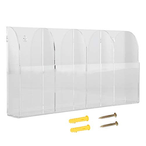 Roadiress Acrylic Air Conditioner Remote Control Holder Case Storage Box Wall Mount Remote Control Mount Remote Control Box