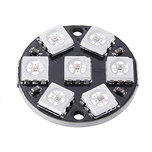 ZJYSM 5Pcs 7 Bit WS2812 5050 RGB LED Driver Development Board for Arduino - Products That Work with prescribed Arduino Boards