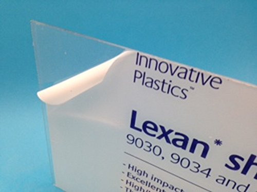 LEXAN Polycarbonate Clear 1/8 inch Thick - Pick Your Size (12 inch X 12 inch)