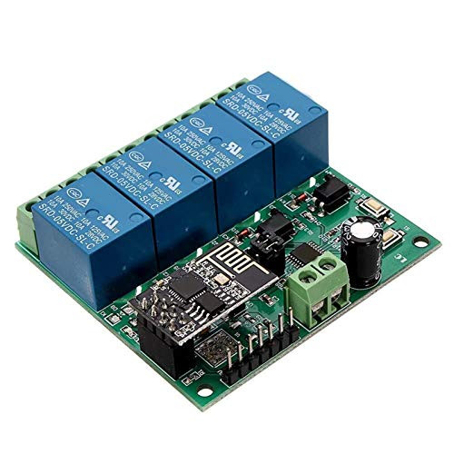 TANGIST Voltage Delay 5V ESP8266 Four Channel WiFi Relay Module IOT Smart Home Cellphone APP Remote Control