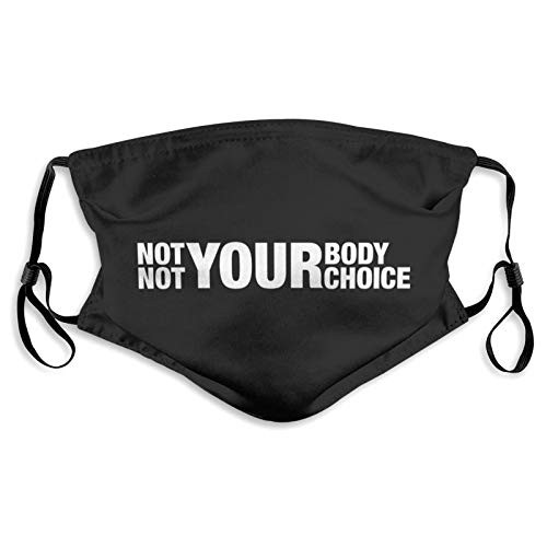 Grab The by The Ballot Unisex Face Mask with 5-Layer Filters Breathable Mask Reusable Black