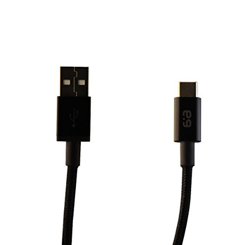 PureGear 10Ft Braided USB-C to USB Charge and Sync Type C Data Cable - Black