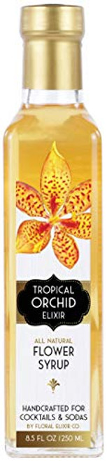 Floral Elixir Co. Tropical Orchid Elixir - All Natural Syrup for Cocktails and Sodas, 8.5 oz Floral Elixir Co. Tropical Orchid Elixir - All Natural Syrup for Cocktails and Sodas, 8.5 oz