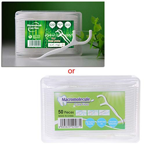Rhfemd 50pcs Dental Floss Flosser Picks Teeth Toothpicks Stick Tooth Clean Oral Care