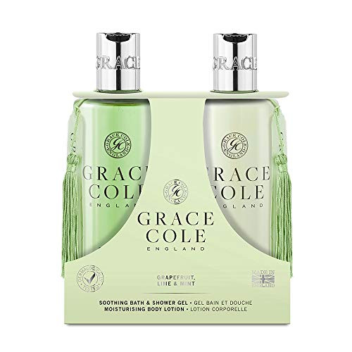 Grace Cole Grapefruit, Lime  and  Mint Body Care Set 2 x 300ml
