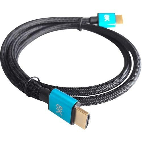 4XEM 6FT 2M HIGH Speed 48 GBPS 8K HDMI V2.1 Cable 8K 60HZ 4K 120HZ Cables A/V Device Cables