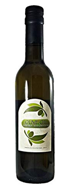 Meyer Lemon Infused Extra Virgin Organic Olive Oil (375 ml bottle) Gourmet EVOO Flavored with Premium Meyer Lemon Juice