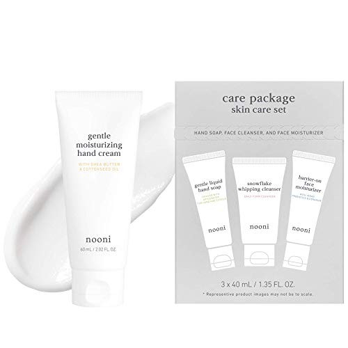 NOONI Care Package Skin Care Set Skincare Set with PreplusProbiotics Face Moisturizer plus Gentle Moisturizing Hand Cream Moisturizing Hand Cream for Dry Skin with Shea Butter and Cottonseed Oil Bundle NOONI Care Package Skin Care Set Skincare Set with PreplusProbiotics Face Moisturizer plus Gentle Moisturizing Hand Cream Moisturizing Hand Cream for Dry Skin with Shea Butter and Cottonseed Oil Bundle