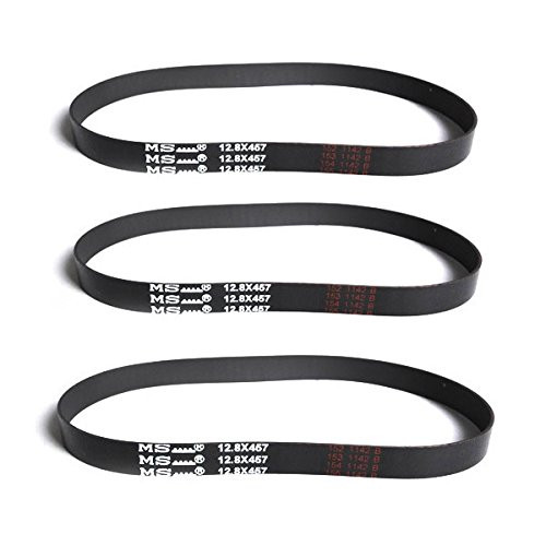 TVP Replacement for Hoover T-Series Flat Non-Stretch Belt AH20065 Part 562289001 3pk,Style 65 Printed on Belt MS 12.8x457