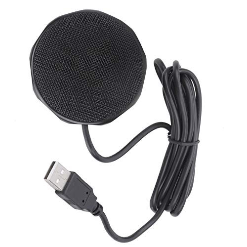 Desktop USB Condenser Microphone, Omni?Directional Microphone Omni-Directional Conference Live Broadcast Broadcast for Gaming Meeting Streaming