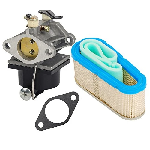 HIFROM Carburetor with Gasket Replacement for Tecumseh OHV110 OHV115 OHV120 and Air Filter 36356 Pre Filter 36357 640065 640065A
