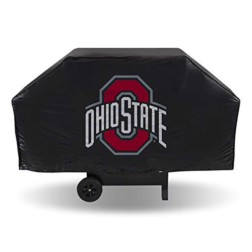 NCAA Rico Industries Vinyl Grill Cover, Ohio State Buckeyes - Black,Team Color,68 x 21 x 35-inches