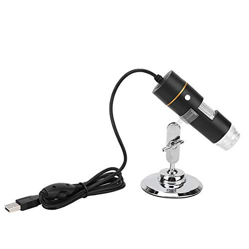 Biological Microscope, Magnifier, Handheld Camera Magnifier Portable 1000X Magnification 300,000 Pixels for Student Scientific Observation(30W)