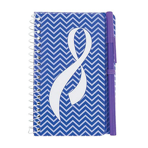 Fun Express - Purple Ribbon Notebook and Pen Sets - Stationery - Notepads - Note Books  and  Journals - 12 Pieces