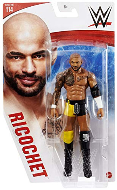 Ricochet (Chase Variant - Yellow Gear) - WWE Series 114 Mattel Toy Wrestling Action Figure Ricochet (Chase Variant - Yellow Gear) - WWE Series 114 Mattel Toy Wrestling Action Figure