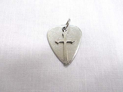 New Double Pendant Cast Guitar Pick 