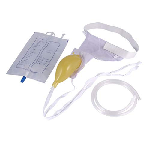 YHNUJMIIK Guided Urine Bag, Reusable Male Female Urine Bag Urinal Pee Holder Collector for Urinary Incontinence Bedridden Elderly Pick Urinal,Men,1pcs
