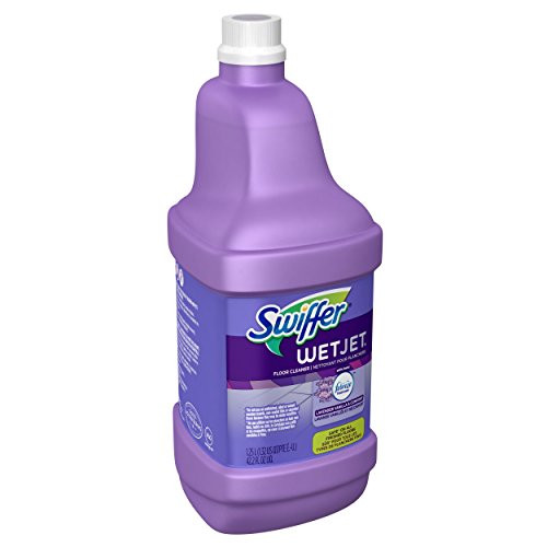 Swiffer WetJet Multi-Purpose and Hardwood Liquid Floor Cleaner Solution Refill, Lavender Vanilla  and  Comfort, 42.2 fl oz