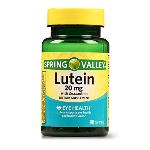 Spring Valley Lutein with Zeaxanthin Softgels, 20 mg, 90 Ct