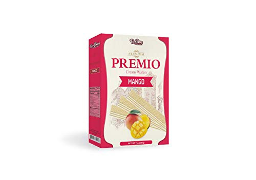 TresBon Premio Cream Wafers (Mango Flavor) - 7oz (Pack of 1)